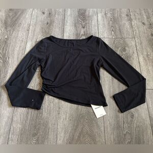 Matunana very soft Black Long Sleeve Women's Top
